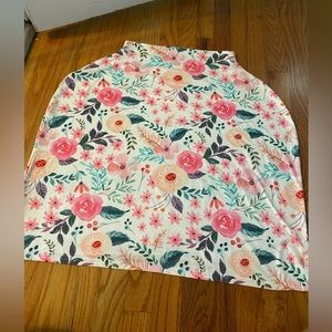 Floral Print Car Seat and Nursing Cover